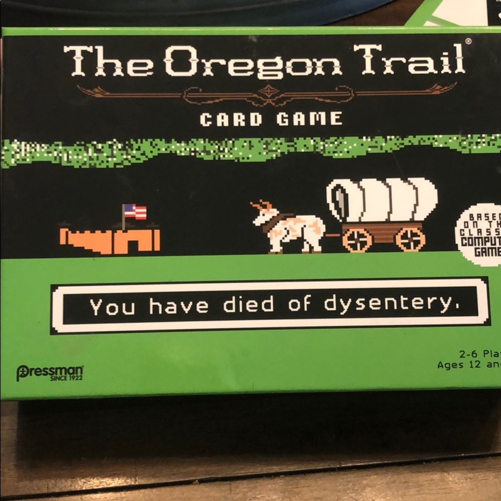 The Oregon trail game!